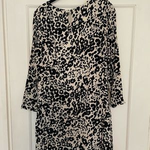 J Crew leopard dress